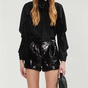 NWT Maje Ivy Sequin Shorts